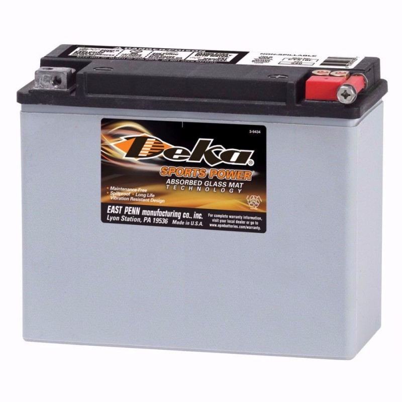 BATTERIE MOTO DEKA ETX18L 12V 20Ah HARLEY - Batterie Multi Services