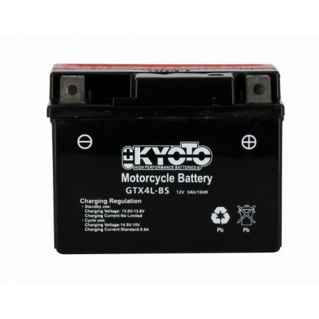 BATTERIE MOTO 12V 3Ah  YTX4L-BS  / 713045
