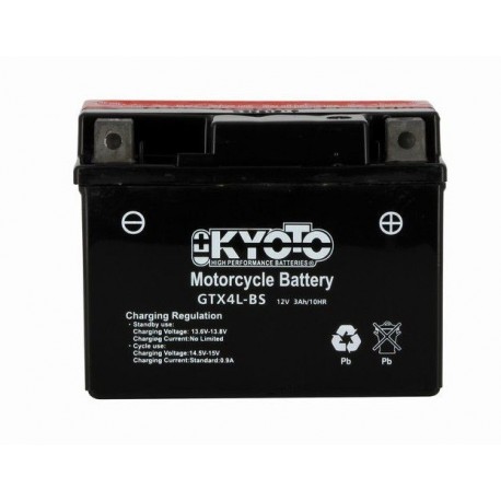 BATTERIE MOTO 12V 3Ah YTX4L-BS / 713045