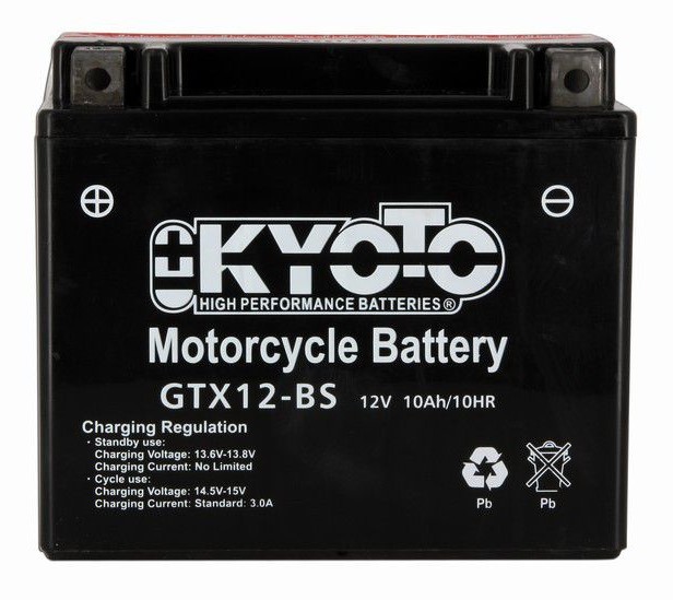 BATTERIE MOTO 12V 10Ah YTX12-BS / 712120 - Batterie Multi Services