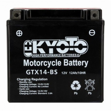 BATTERIE MOTO 12V 12Ah  YTX14-BS   712140