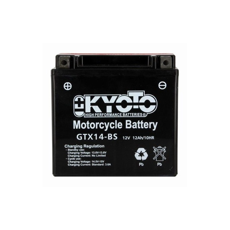 Batterie moto YTX14-BS 12V 12Ah