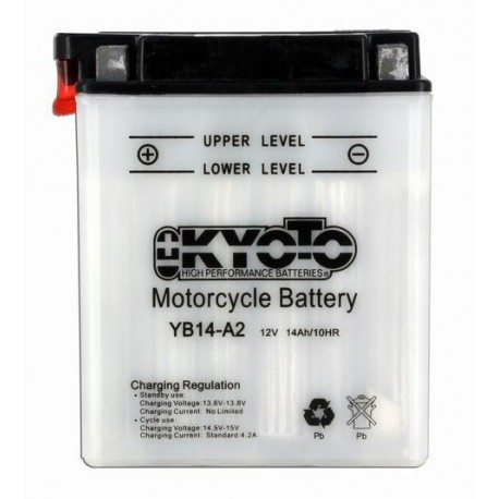 BATTERIE MOTO 12V 14Ah  YB14-A2 / 712149