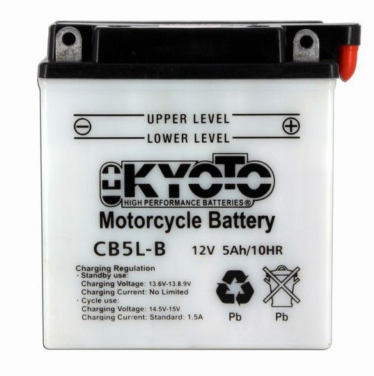 Batterie moto YB5L-B 12V 5Ah