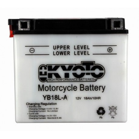 BATTERIE MOTO 12V 18Ah YB18L-A / 712181