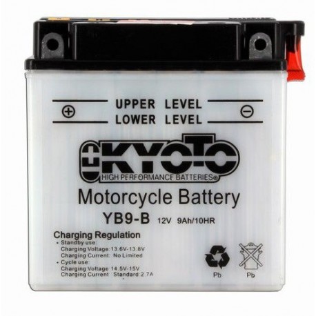 BATTERIE MOTO 12V 9Ah  YB9-B / 712091
