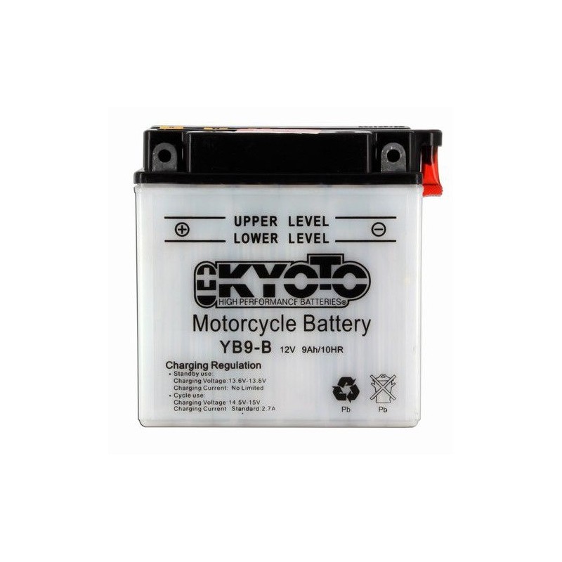 BATTERIE MOTO 12V 9Ah YB9-B / 12N9-4B-1 / 712091 - Batterie Multi Services