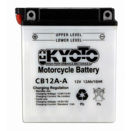 BATTERIE MOTO 12V 10Ah  YB12A-A / 12N12A-4A-1 / 712121