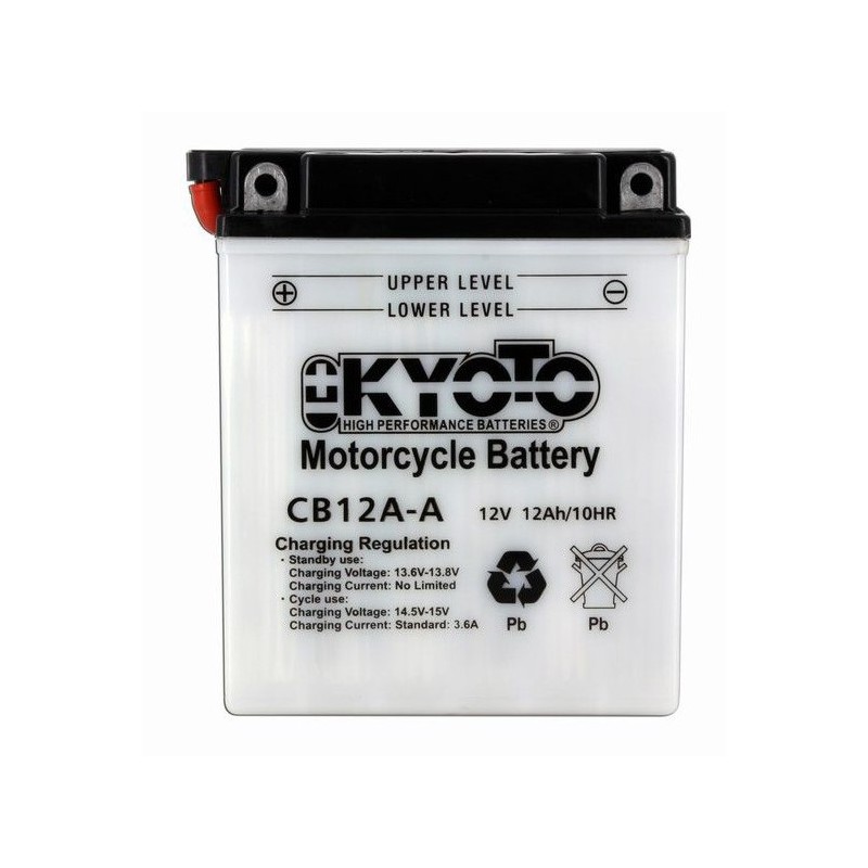 BATTERIE MOTO 12V 10Ah YB12A-A / 12N12A-4A-1 / 712121 - Batterie