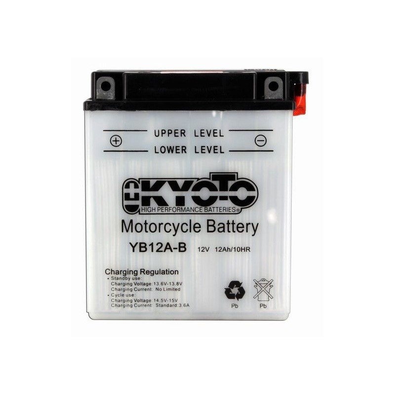 BATTERIE MOTO 12V 12Ah YB12A-B / 712123 - Batterie Multi Services