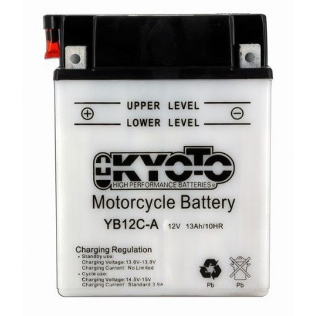 BATTERIE MOTO 12V 10Ah YB12C-A / 712127