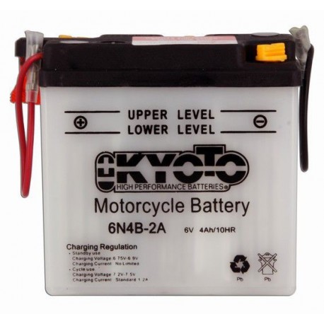 BATTERIE MOTO 6V 4Ah 6N4B-2A / 706045