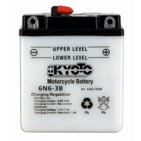 BATTERIE MOTO 6V 6Ah 6N6-3B / 706064