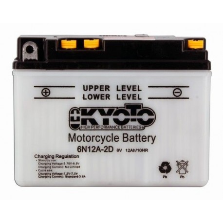 BATTERIE MOTO 6V 12Ah 6N12A-2D / 706123