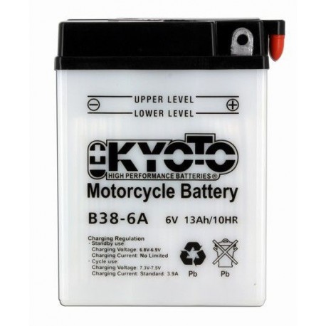 BATTERIE MOTO 6V 13Ah  B38-6A  /  706130