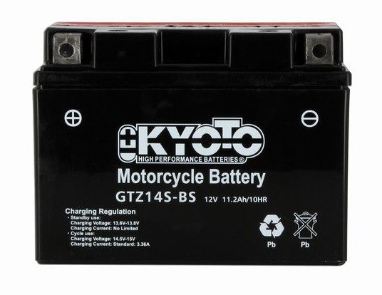Batterie moto AGM YTZ14S-BS 12V 12Ah