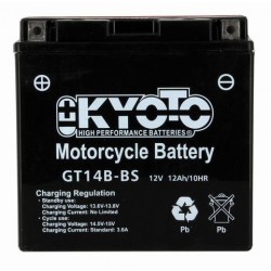 BATTERIE MOTO AGM 12V 12Ah YT14B-BS 712148