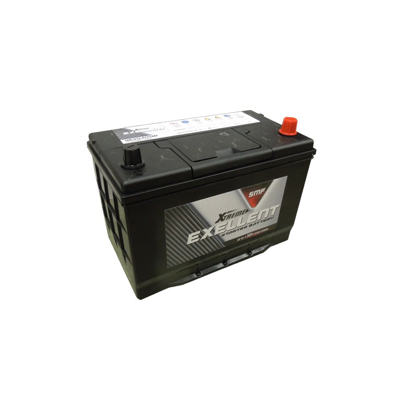 BATTERIE DEMARRAGE 12V 100Ah-720A + à Droite Type Japonaise Borne Classique  - Batterie Multi Services