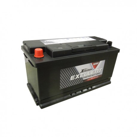 BATTERIE DEMARRAGE 12V 100Ah 800A + à Gauche