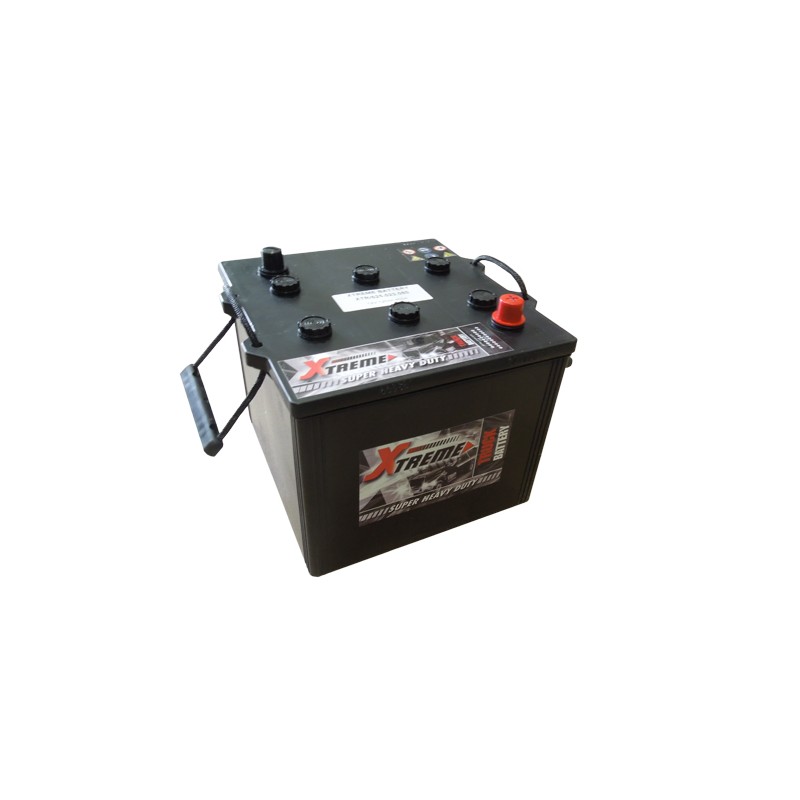 Batterie demarrage 12v 125ah 800a borne cross type armée