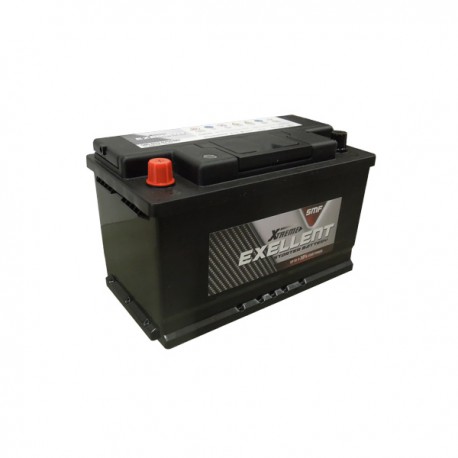 BATTERIE DEMARRAGE 12V 60Ah-480A + à Droite Type Japonaise Borne