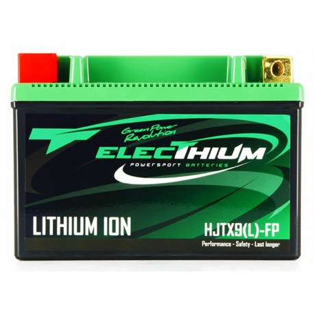 BATTERIE LITHIUM MOTO HJTX9(L)-FP  12.8V Electhium
