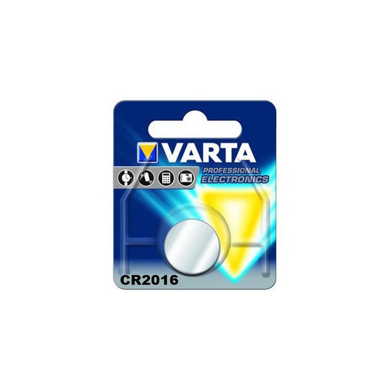 PILE BOUTON LITHIUM VARTA CR2016