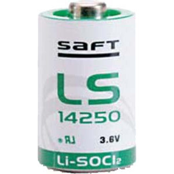 Pile lithium SAFT LS14250 3.6V 1.2AH 1/2AA
