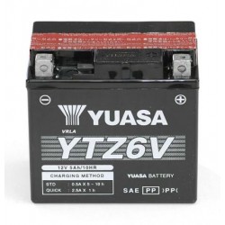 BATTERIE MOTO YUASA 12V 5Ah YTZ6-V