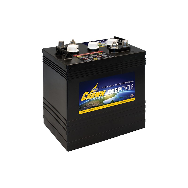 BATTERIE TRACTION MONOBLOC US 6V 260Ah-C20 / 215Ah-C5 - Batterie Multi  Services