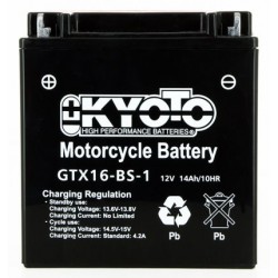 BATTERIE MOTO 12V 14Ah YTX16-BS-1 / 712166