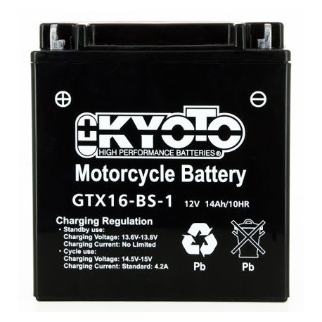 BATTERIE MOTO 12V 14Ah YTX16-BS-1 / 712166