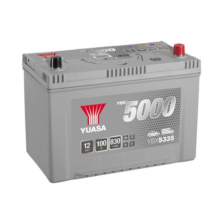 BATTERIE DEMARRAGE 12V 100Ah-720A + à Droite Type Japonaise Borne Classique