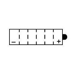 BATTERIE MOTO 12V 5.5Ah 12N5.5-3B