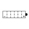 BATTERIE MOTO 12V 5.5Ah 12N5.5-3B