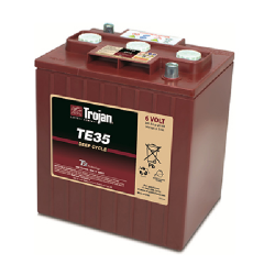 BATTERIE TRACTION MONOBLOC US TROJAN TE35 6V  240Ah-C20 / 200Ah-C5