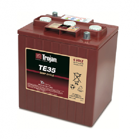 BATTERIE TRACTION MONOBLOC US TROJAN TE35 6V 240Ah-C20 / 200Ah-C5