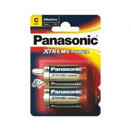 PILES PANASONIC LR14, C Blister de 2