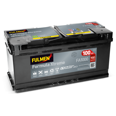 BATTERIE DEMARRAGE 12V 100Ah-900A FORMULA XTREME FULMEN / EXIDE