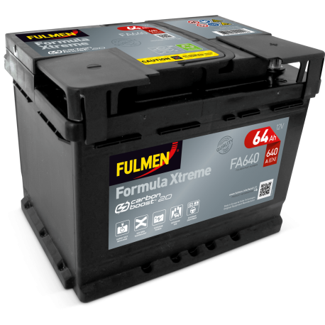 BATTERIE DEMARRAGE 12V 64Ah-640A  FORMULA XTREME FULMEN / EXIDE PREMIUM