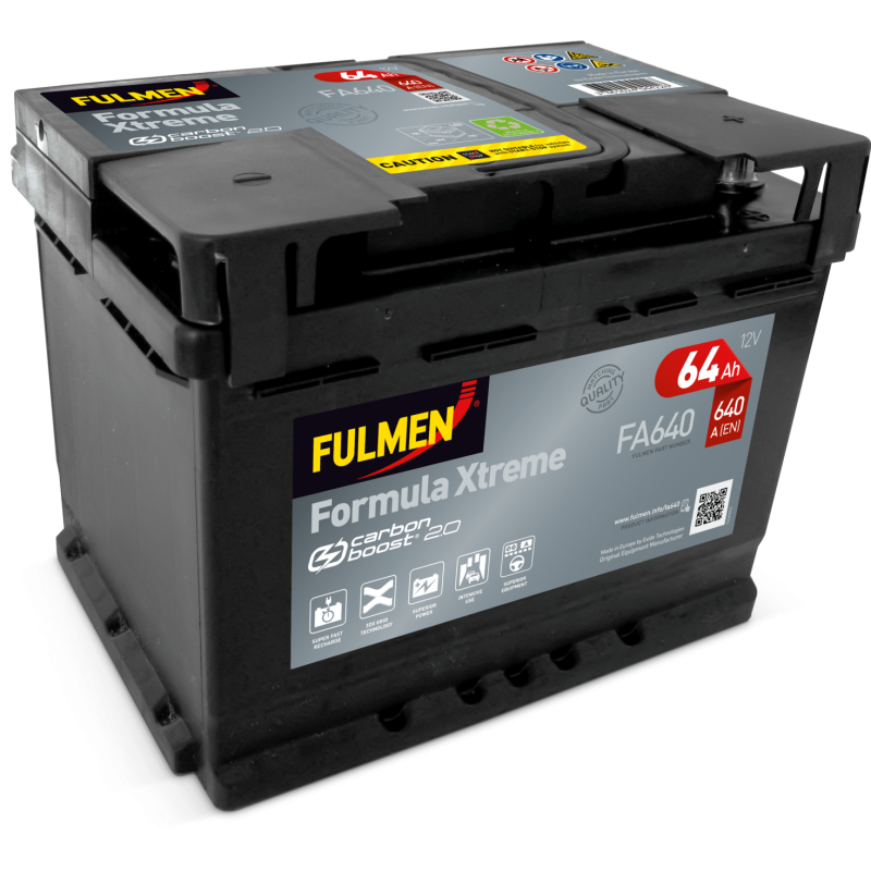 Fulmen Batterie Démarrage: 12V 64Ah-640A FULMEN FORMULA XTREME