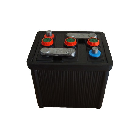 BATTERIE DEMARRAGE 6V 95Ah-390A Ébonite