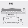 BATTERIE DEMARRAGE 12V 62Ah 540A + à Gauche