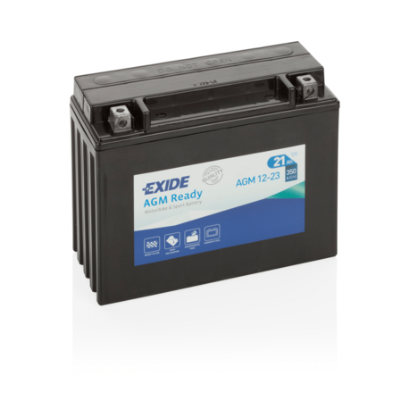 BATTERIE MOTO AGM12-23 12V 21Ah 350A EXIDE