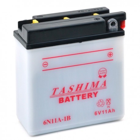 BATTERIE MOTO 6N11A-1B  6V 11Ah