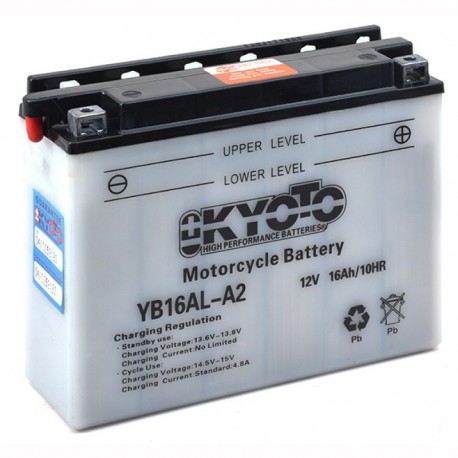 BATTERIE MOTO 12V 16Ah  YB16AL-A2 / 712165