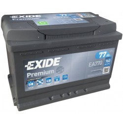 BATTERIE DEMARRAGE 12V 77Ah-760A EXIDE PREMIUM