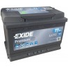 BATTERIE DEMARRAGE 12V 77Ah-760A EXIDE PREMIUM