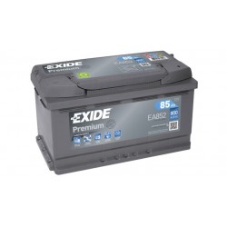 BATTERIE DEMARRAGE 12V 85Ah-800A EXIDE PREMIUM